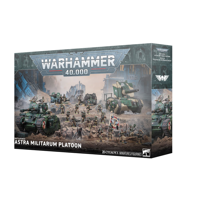 Warhammer 40,000 Batleforce Astra Militarum Platoon