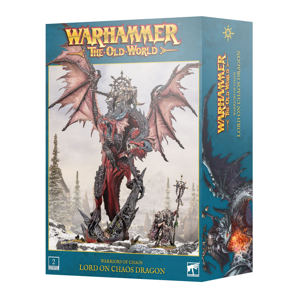 Warhammer The Old World Warriors of Chaos Lord on Chaos Dragon