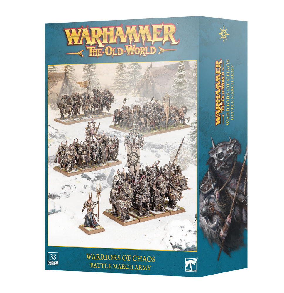 Warhammer The Old World Warriors of Chaos Battle March Army