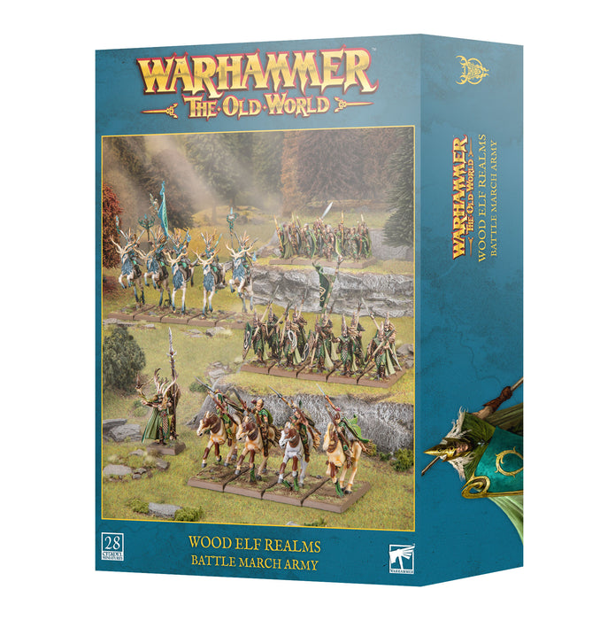 Warhammer The Old World Battle March Army Wood Elf Realms