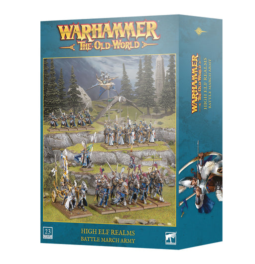 Warhammer The Old World Battle March Army High Elf Realms
