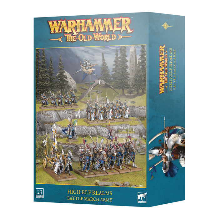 Warhammer The Old World Battle March Army High Elf Realms