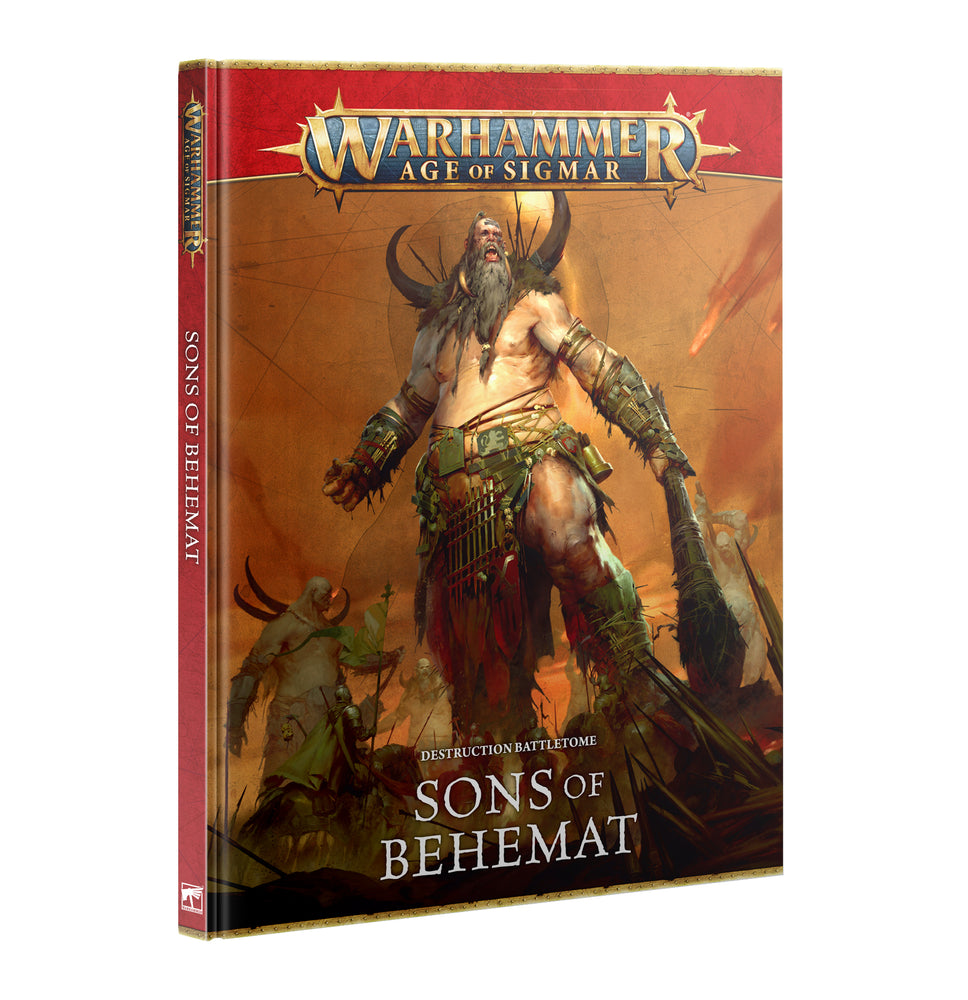 Warhammer Age of Sigmar Destruction Battletome Sons of Behemat