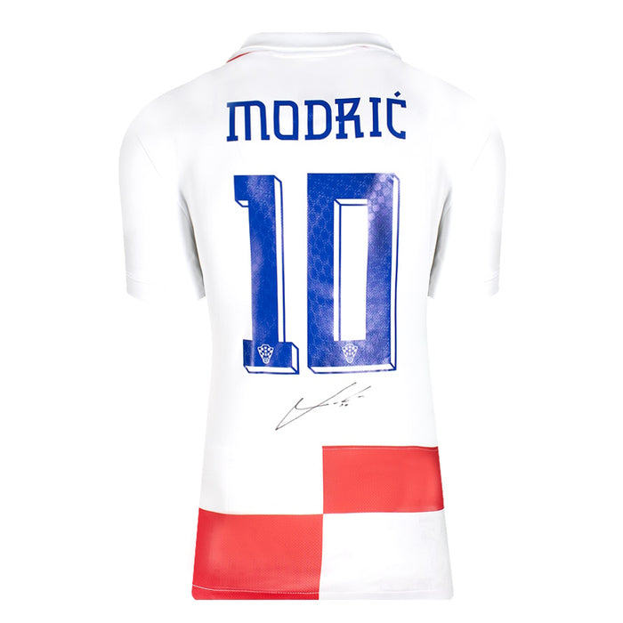Luka Modric Autographed 2024 Croatia Soccer Away Jersey - Pastime Sports & Games