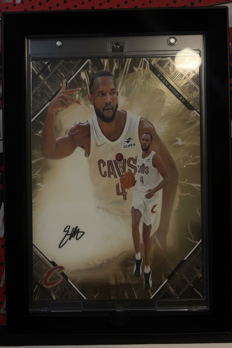 Evan Mobley Cleveland Cavaliers Autographed Emanate 8x10 Encased Photo - Signed Side