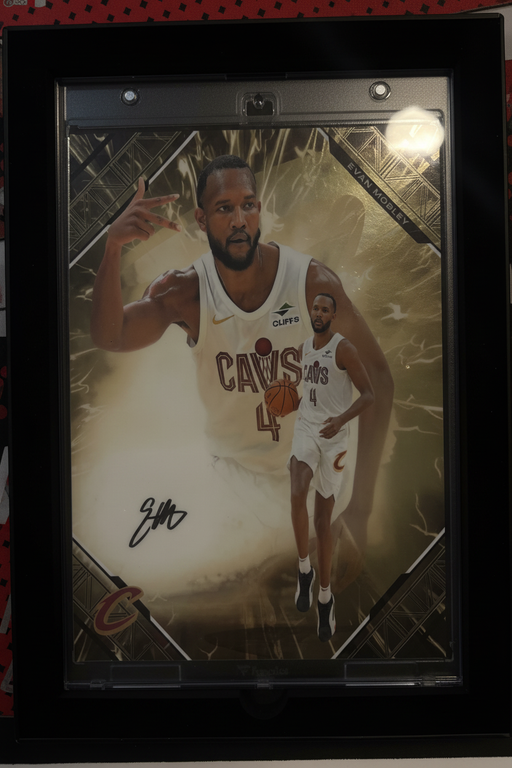 Evan Mobley Cleveland Cavaliers Autographed Emanate 8x10 Encased Photo - Signed Side