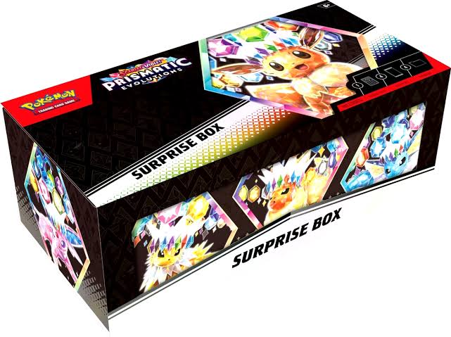 Pokemon Prismatic Evolutions Surprise Box/Case