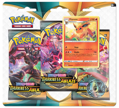 Pokemon Darkness Ablaze 3-Pack Blister Pack