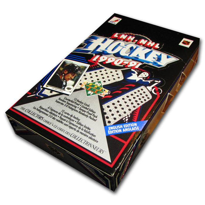 1990/91 Upper Deck NHL Hockey Low/High Number Wax Box/Pack - Pastime Sports & Games