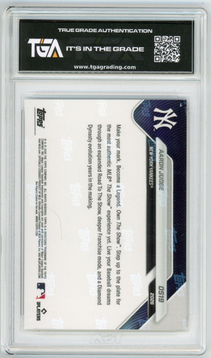 Aaron Judge #OS19 2026 Topps Now Offseason MLB Graded TGA 10 Flawless Black Label