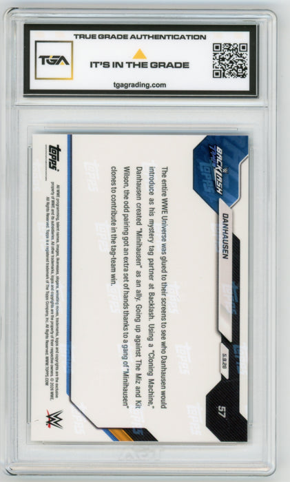 Danhausen #57 2026 Topps Now WWE Graded TGA 10 Gem Mint
