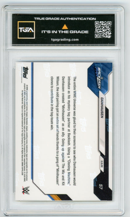 Danhausen #57 2026 Topps Now WWE Graded TGA 10 Flawless Black Label