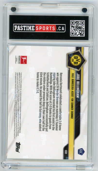 Jobe Bellingham 2026 Topps Now #96 Bundesliga Soccer Rookie Card Encased in Magpro