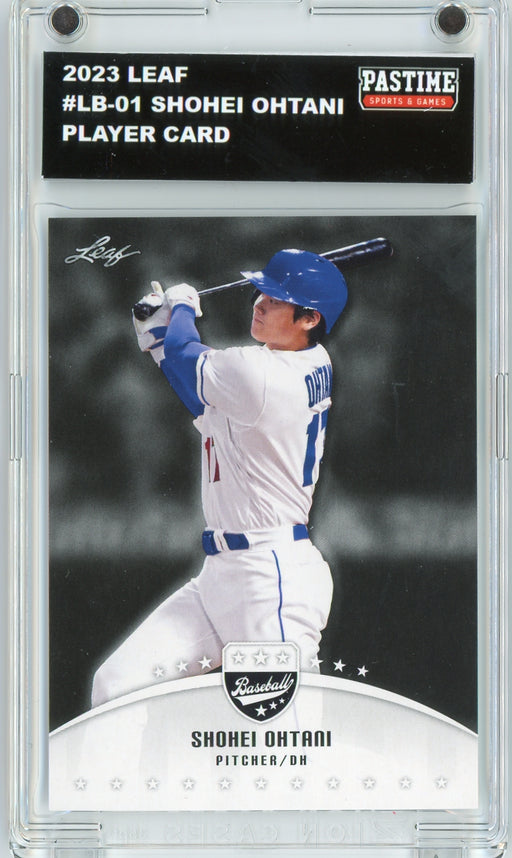 #LB-01 Shohei Ohtani 2023 Leaf Baseball Player Card Encased in Magpro - Pastime Sports & Games