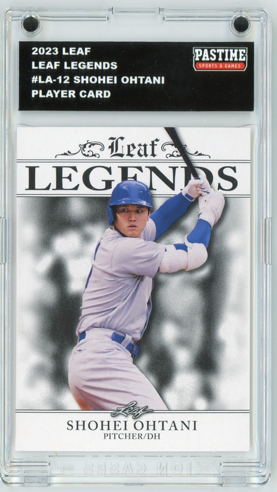 #LA-12 Shohei Ohtani 2023 Leaf Baseball Player Card Encased in Magpro - Pastime Sports & Games