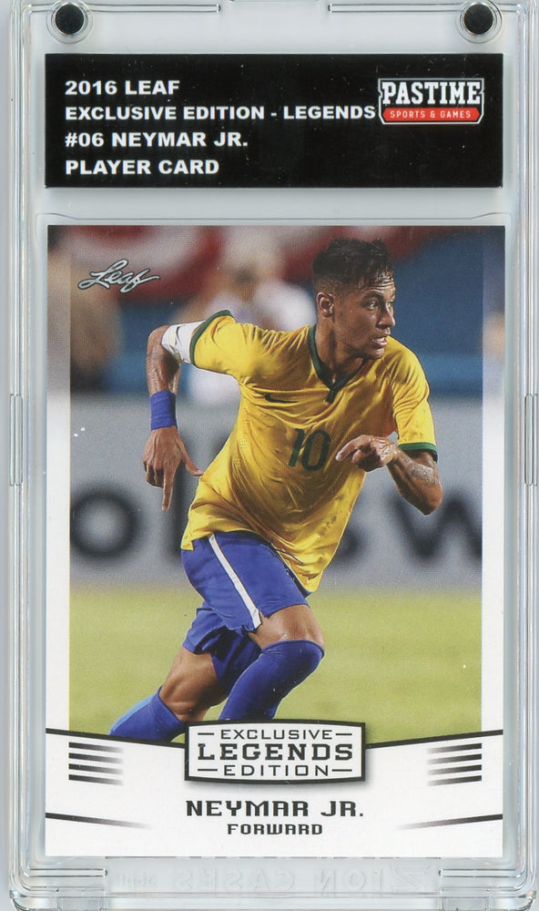 #06 Neymar Jr. 2016 Leaf Soccer Player Card Encased in Magpro - Pastime Sports & Games