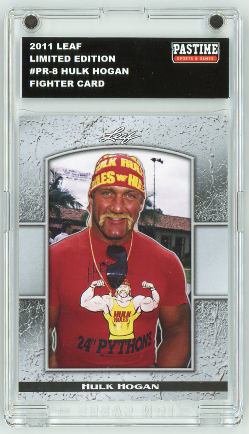 #PR-8 Hulk Hogan 2011 Leaf Wrestling Player Card Encased in Magpro - Pastime Sports & Games