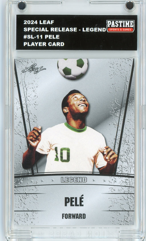 Pelé 2024 #SL-11  Leaf Soccer Player Card Encased in Magpro - Pastime Sports & Games