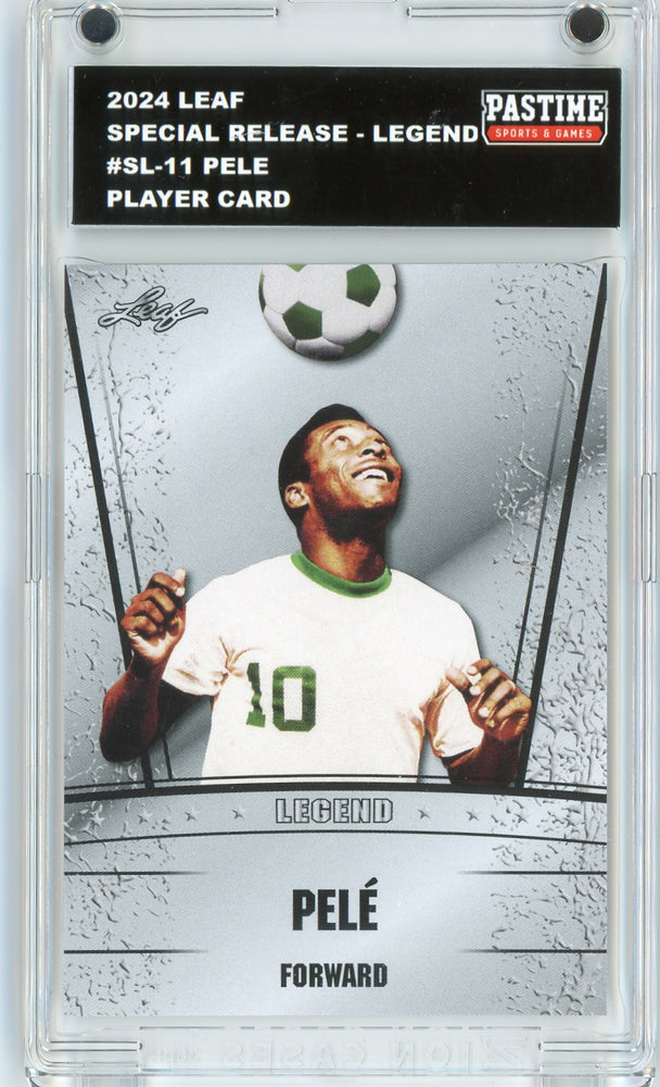 Pelé 2024 #SL-11  Leaf Soccer Player Card Encased in Magpro - Pastime Sports & Games