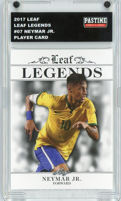 Neymar Jr. 2017 #07 Leaf Soccer Player Card Encased in Magpro - Pastime Sports & Games