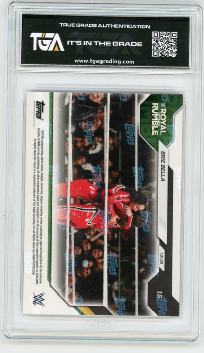 Brie Bella #15 2026 Topps Now WWE Graded TGA 10 Flawless Black Label