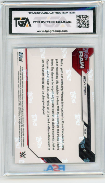 Becky Lynch #4 2026 Topps Now WWE Graded TGA 10 Gem Mint
