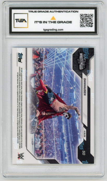Danhausen #50 2026 Topps Now WWE Graded TGA 10 Gem Mint