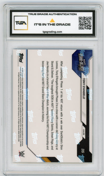 Tony D'Angelo #35 2026 Topps Now WWE Graded TGA 10 Gem Mint