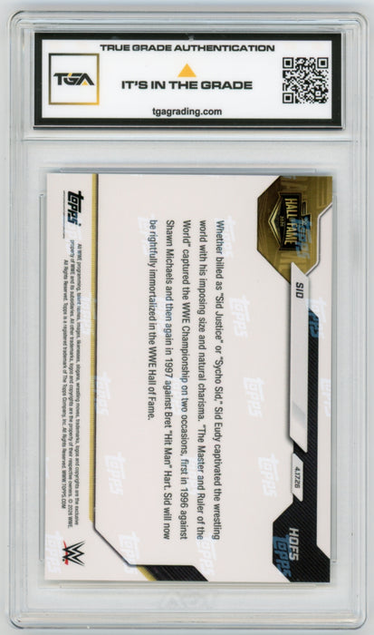 Sid #HOF5 2026 Topps Now WWE Graded TGA 10 Gem Mint