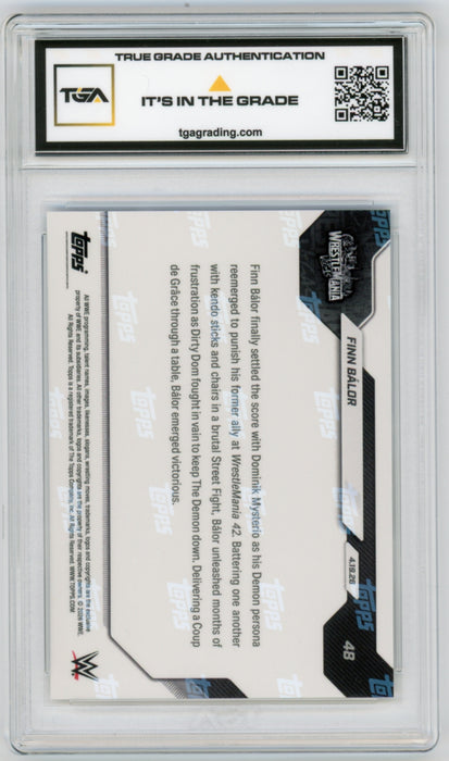 Finn Balor #48 2026 Topps Now WWE Graded TGA 10 Gem Mint
