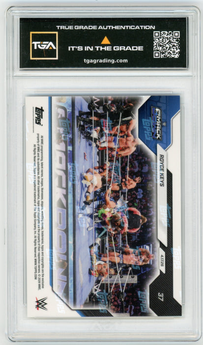 Royce Keys #37 2026 Topps Now WWE Graded TGA 10 Flawless Black Label