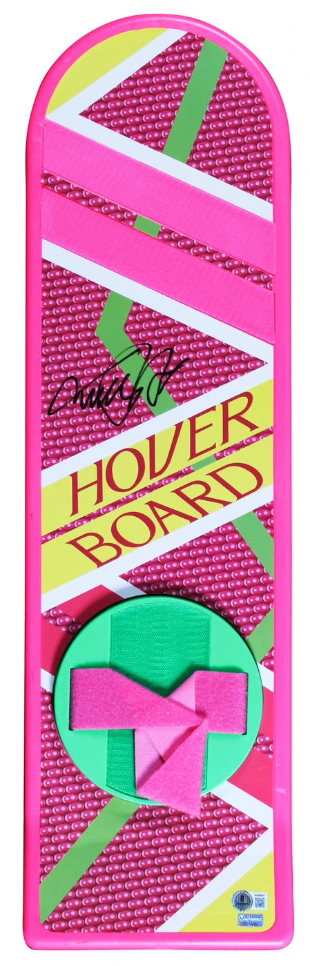 Michael J Fox Autographed Back To The Future Part II Hoverboard