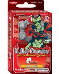 Killer Bunnies And The Ultimate Odyssey Deadly Aliens Energy Expansion Deck - Pastime Sports & Games