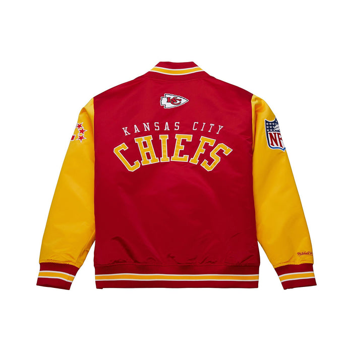 Kansas City Chiefs Primetime Heavyweight Throwback Satin Jacket