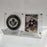 Johnny Bower Autographed Card & Toronto Maple Leafs Puck Display