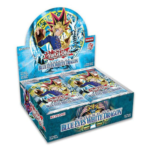 Yu-Gi-Oh! Legend Of Blue-Eyes White Dragon 25th Anniversary Booster Pack Box - Pastime Sports & Games