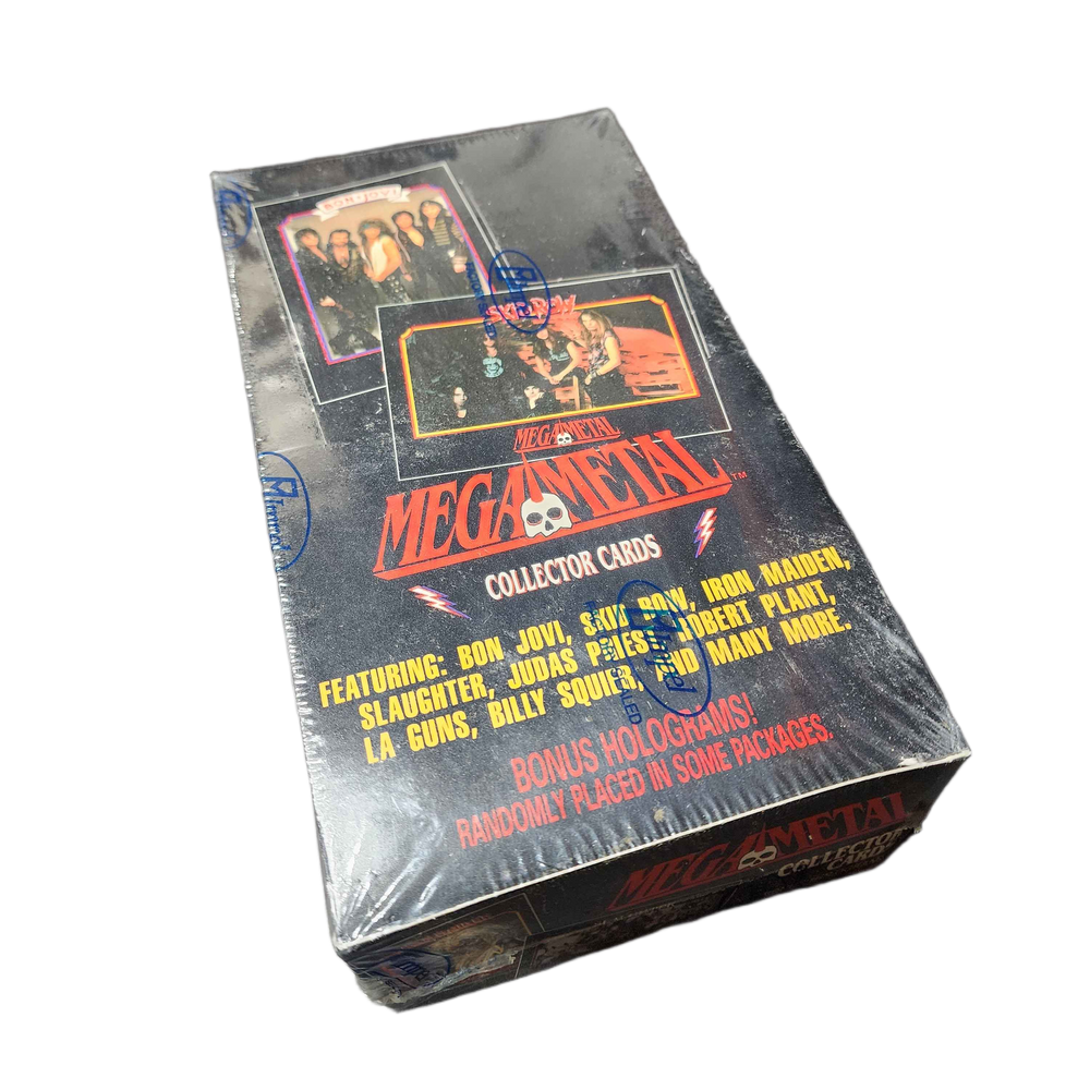 1991 Mega Metal Collector Card Box - Pastime Sports & Games