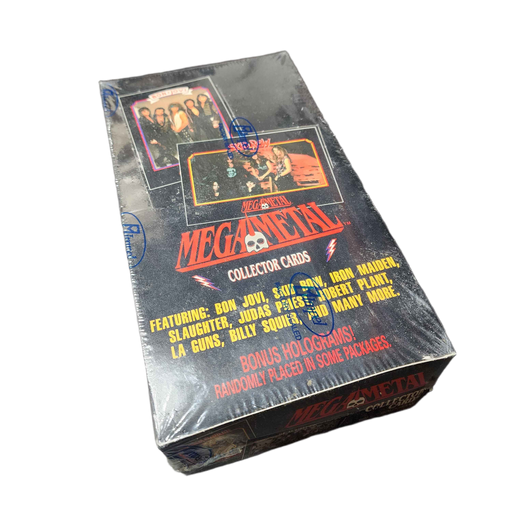 1991 Mega Metal Collector Card Box - Pastime Sports & Games