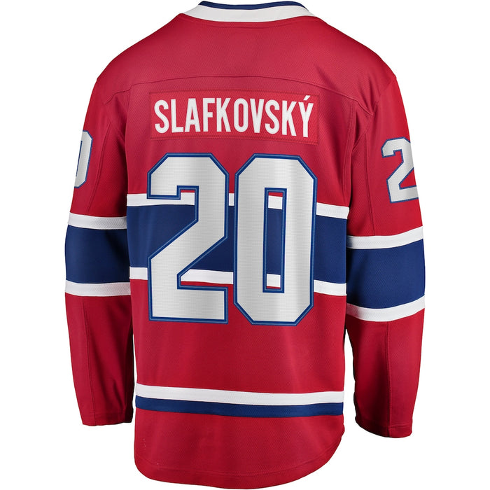 Juraj Slafkovsky Montreal Canadiens Red Home Breakaway Hockey Jersey - Pastime Sports & Games