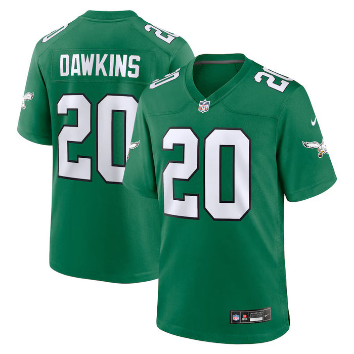Brian Dawkins Philadelphia Eagles Green Retro Football Jersey