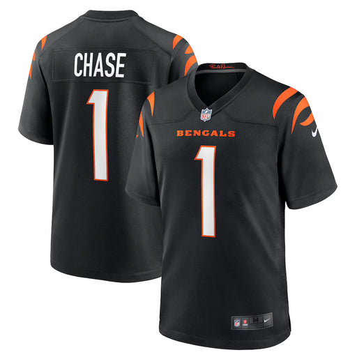Ja'Marr Chase Cincinnati Bengals Football Home Game Jersey - Pastime Sports & Games