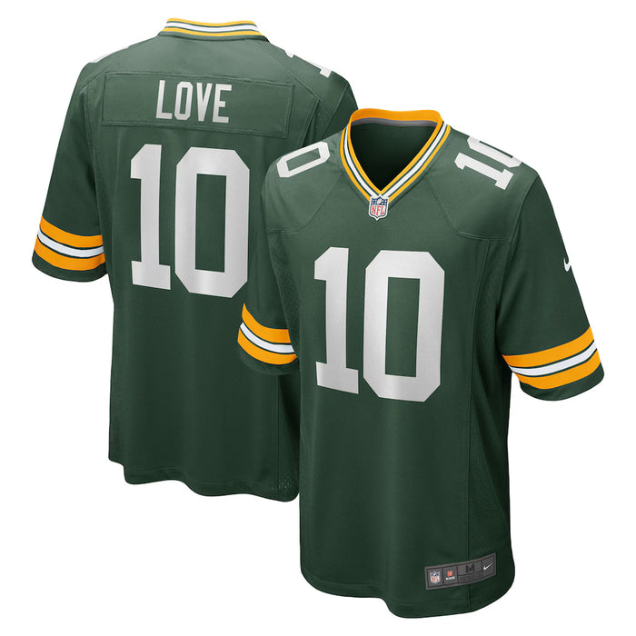 Jordan Love Green Bay Packers Green Nike Team Game Jersey