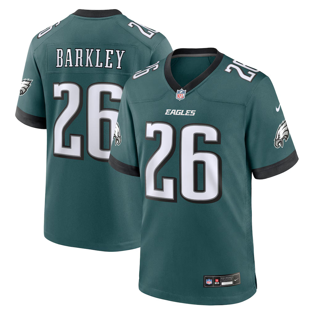 Saquon Barkley Philadelphia Eagles Midnight Green Nike Team Game Jersey