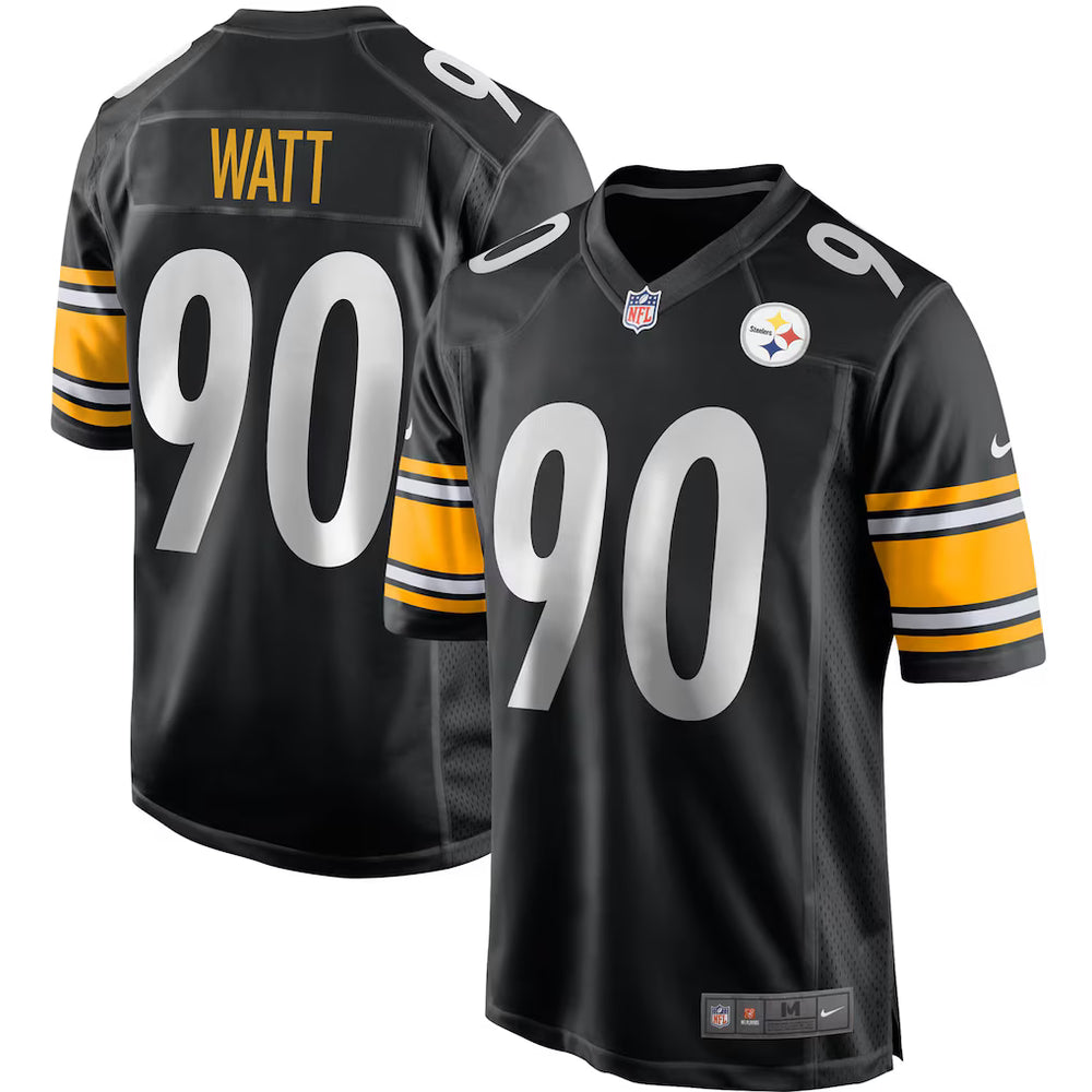 T.J. Watt Pittsburgh Steelers Black Nike Team Game Jersey