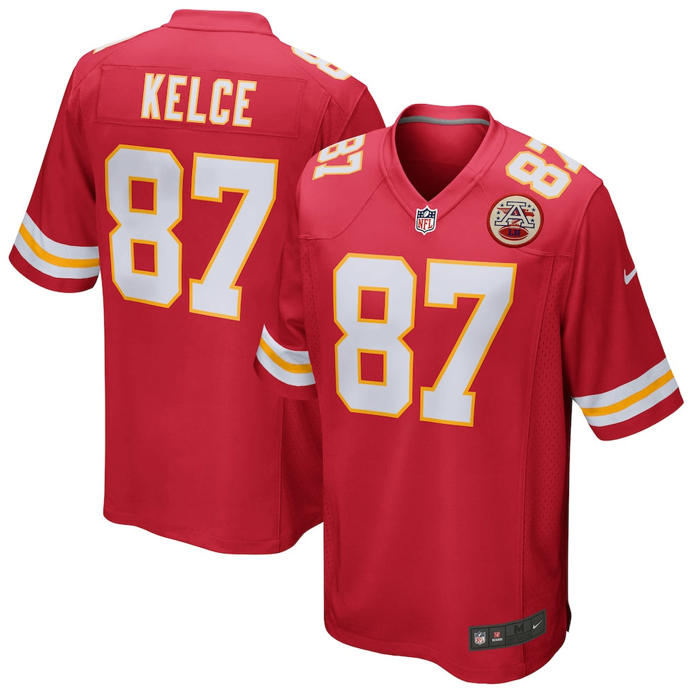 Travis Kelce Kansas City Chiefs Football Home Game Jersey - Pastime Sports & Games