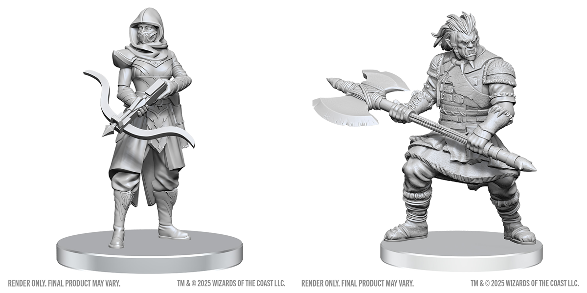 Nolzur's Marvelous Miniatures Assassin and Berserker - Pastime Sports & Games