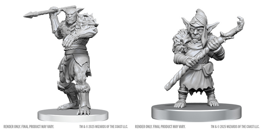Nolzur's Marvelous Miniatures Bugbear Stalker and Goblin Hexer - Pastime Sports & Games
