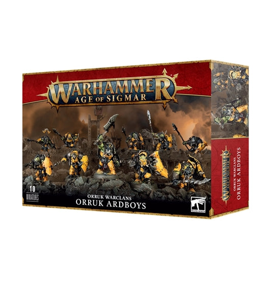 Warhammer Age Of Sigmar Orruk Warclans Orruk Ardboyz (89-61) - Pastime Sports & Games