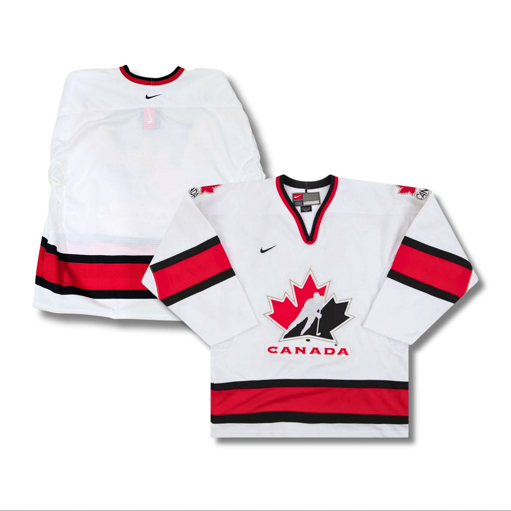 Blank Team Canada Olympic White Nike Home Hockey Jersey - Pastime Sports & Games