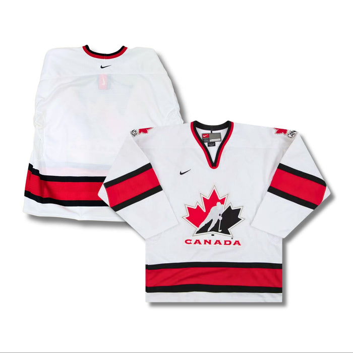 Blank Team Canada Olympic White Nike Home Hockey Jersey - Pastime Sports & Games